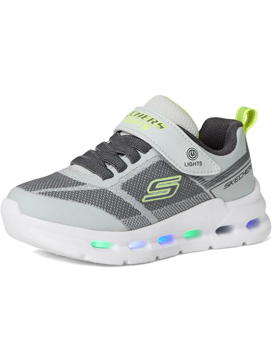 Детские кроссовки SKECHERS KIDS Glide-Step Lights 400240L (Little Kid/Big Kid) — изображение 7 из 7, серый