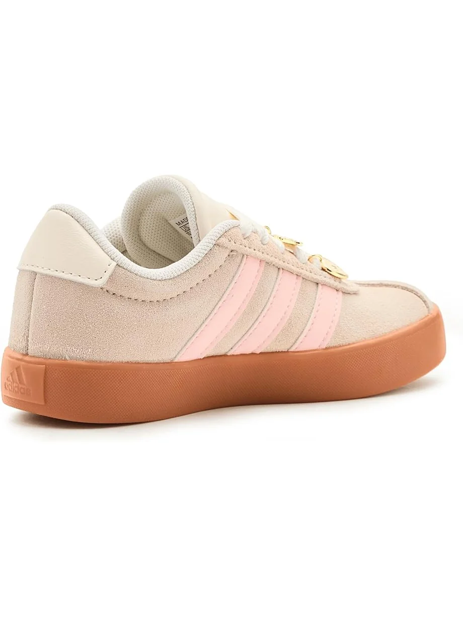 Унисекс кроссовки Adidas Kids Vl Court 3.0 (Little Kid/Big Kid) — изображение 3 из 7, розовый/белый