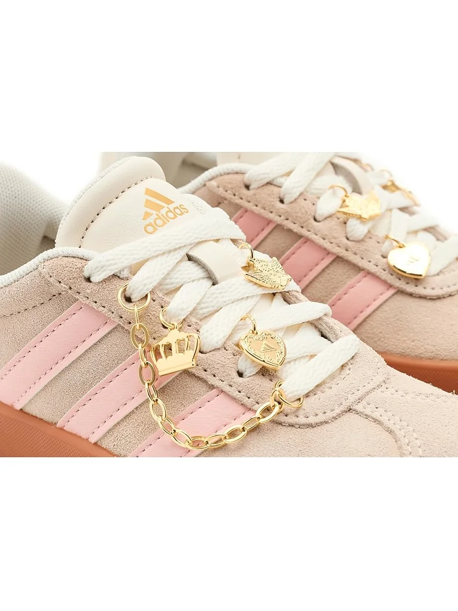 Унисекс кроссовки Adidas Kids Vl Court 3.0 (Little Kid/Big Kid) — изображение 6 из 7, розовый/белый