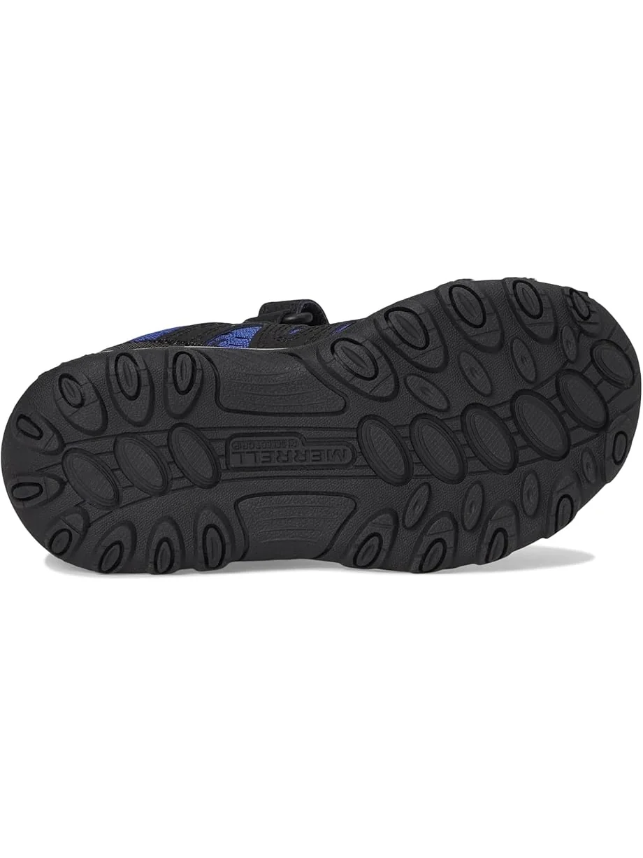 Детские треккинговые ботинки Merrell Ridge Trek (Little Kid/Big Kid) Merrell Kids — изображение 3 из 7, черный/синий