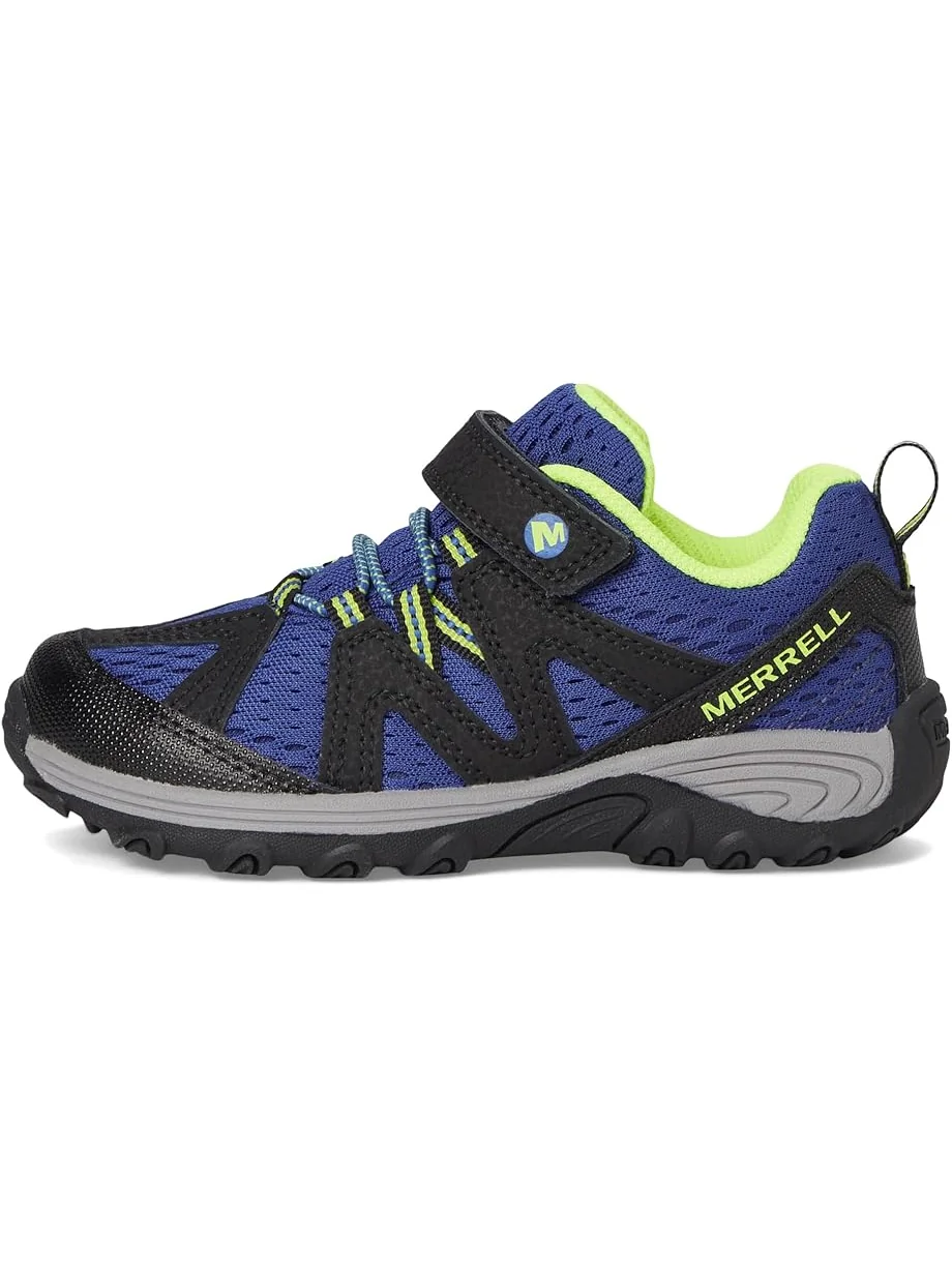 Детские треккинговые ботинки Merrell Ridge Trek (Little Kid/Big Kid) Merrell Kids — изображение 4 из 7, черный/синий