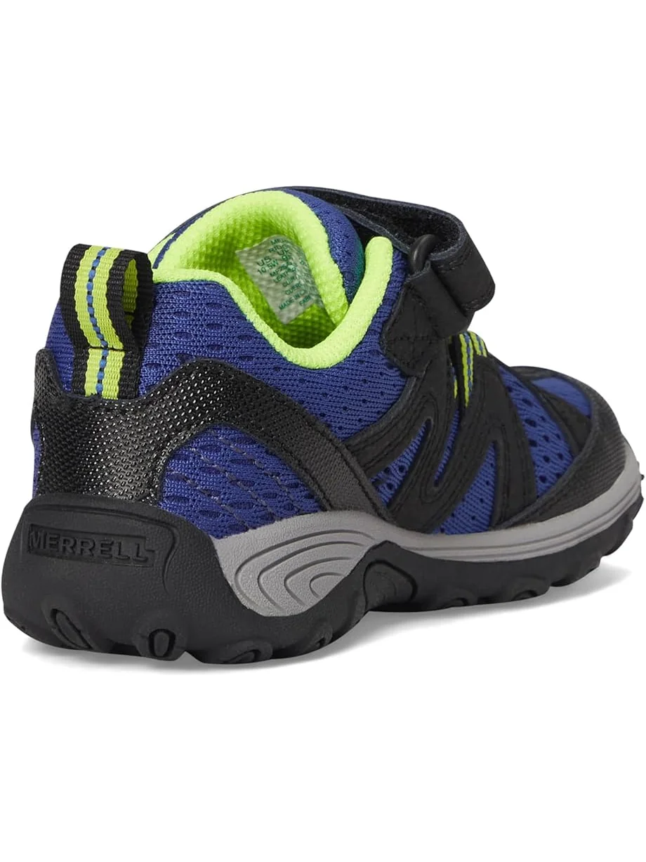 Детские треккинговые ботинки Merrell Ridge Trek (Little Kid/Big Kid) Merrell Kids — изображение 5 из 7, черный/синий