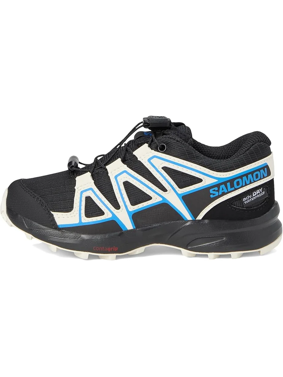 Детские треккинговые ботинки Salomon Kids Speedcross Waterproof (Little Kid/Big Kid) — изображение 4 из 7, черный//синий