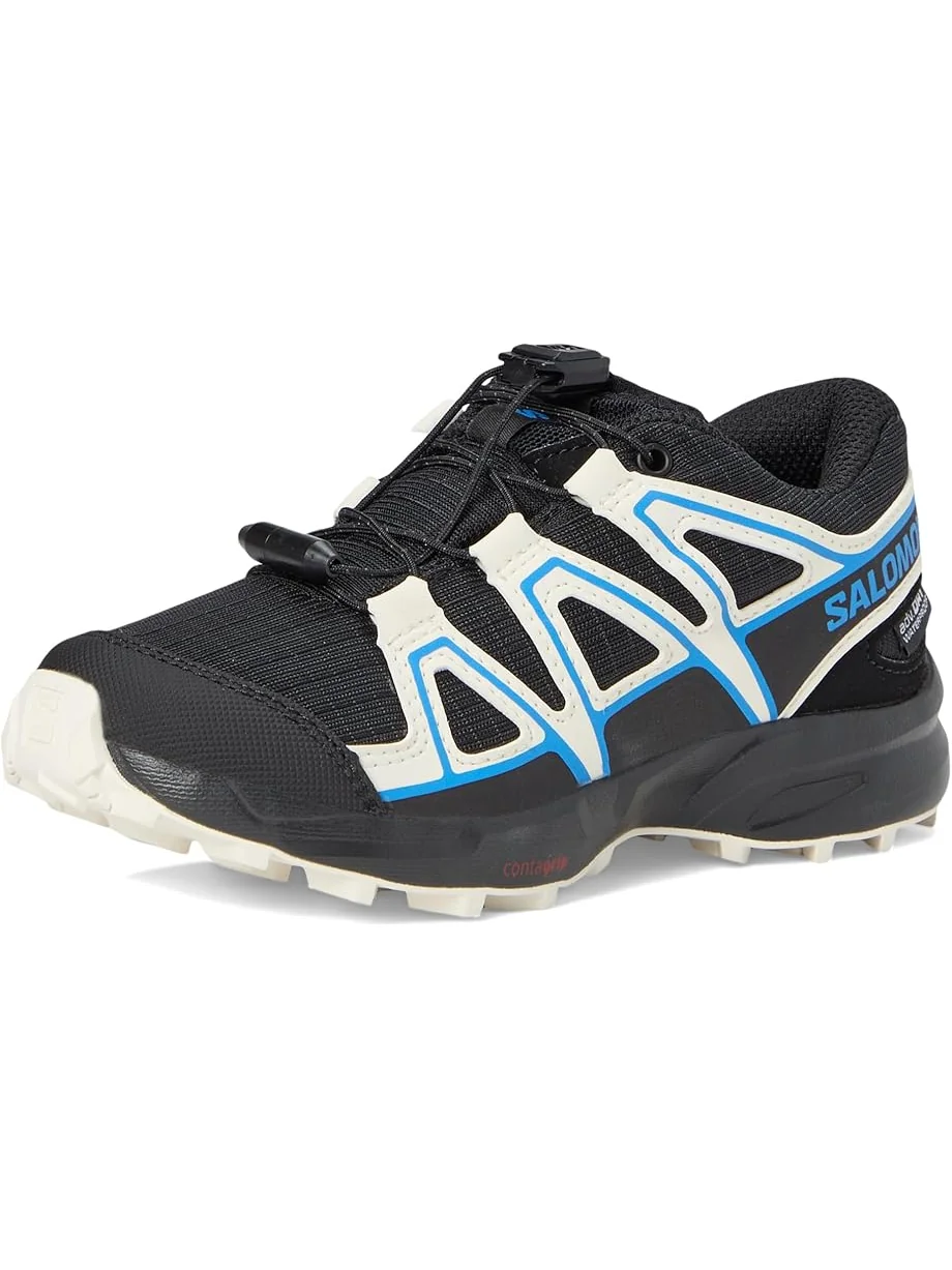 Детские треккинговые ботинки Salomon Kids Speedcross Waterproof (Little Kid/Big Kid) — изображение 7 из 7, черный//синий