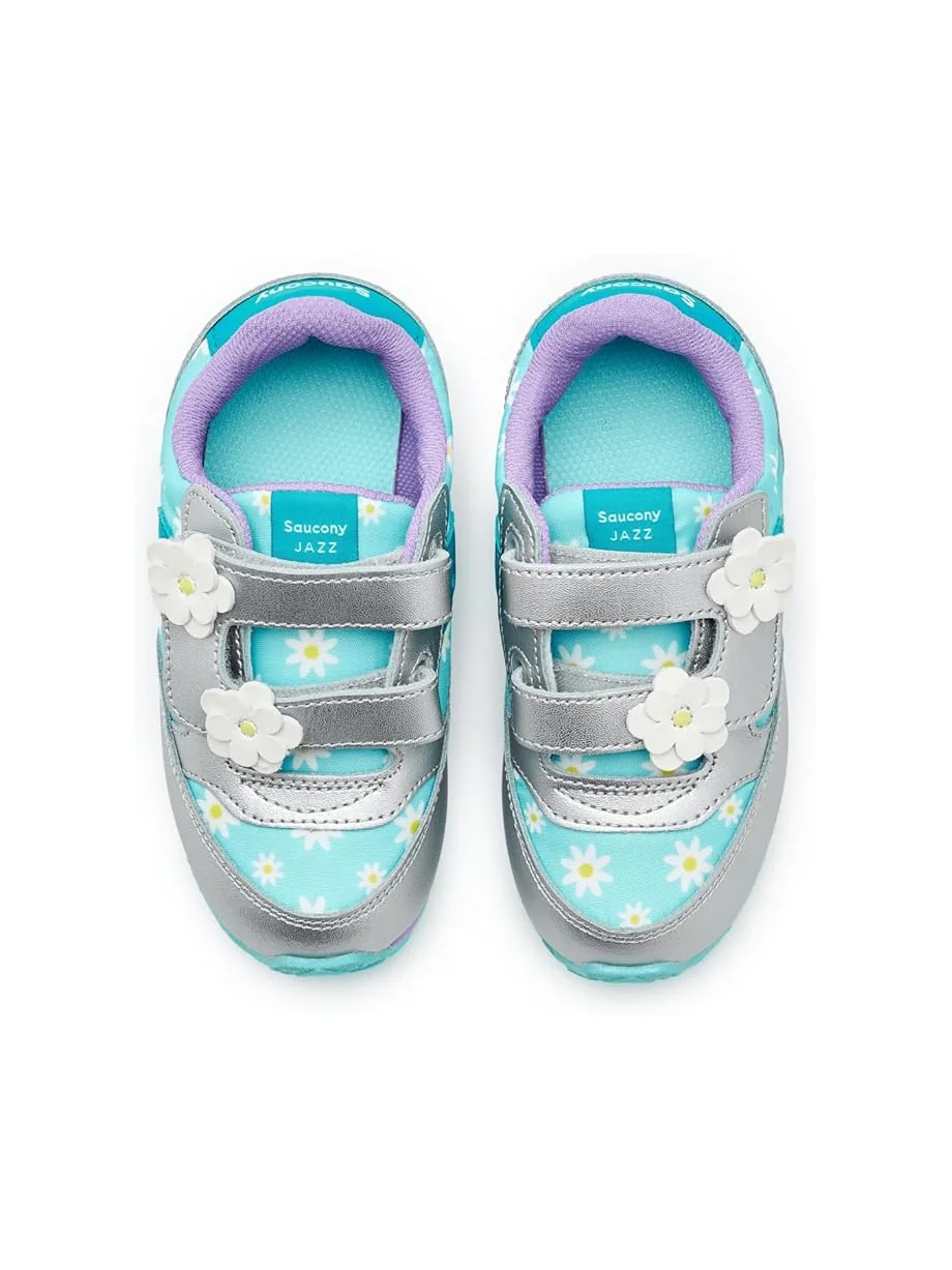 Детские кроссовки Saucony Jazz Hook & Loop (для малышей и детей) Saucony Kids — изображение 2 из 7, серебристый