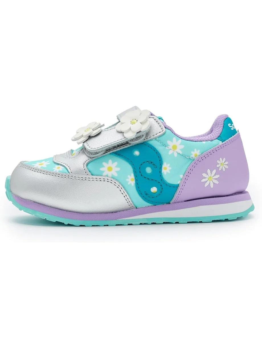 Детские кроссовки Saucony Jazz Hook & Loop (для малышей и детей) Saucony Kids — изображение 4 из 7, серебристый