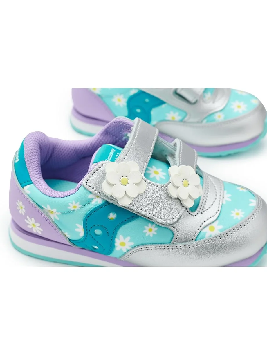Детские кроссовки Saucony Jazz Hook & Loop (для малышей и детей) Saucony Kids — изображение 6 из 7, серебристый