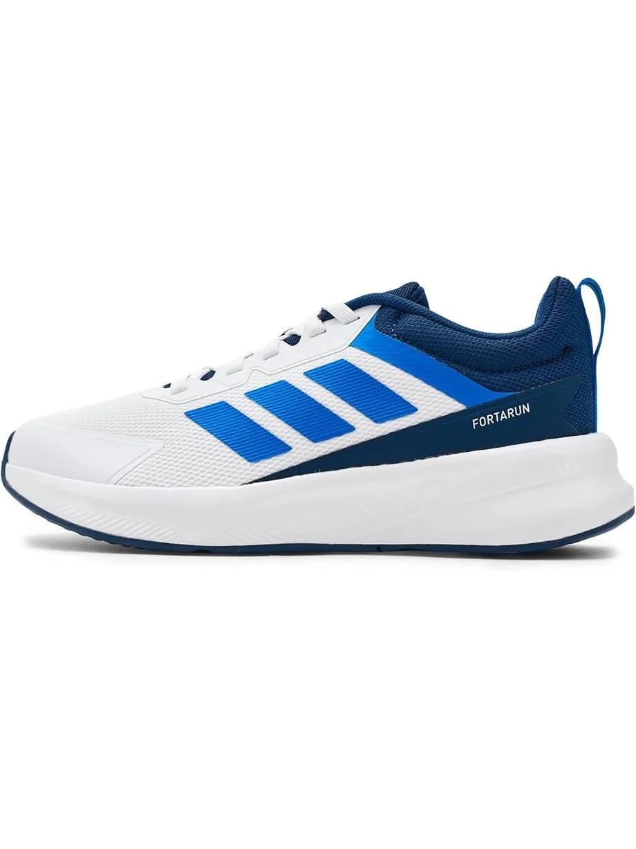 Детские кроссовки Adidas Fortarun 4.0 (большие дети) Adidas Kids — изображение 4 из 7, белый/яркий/темный синий