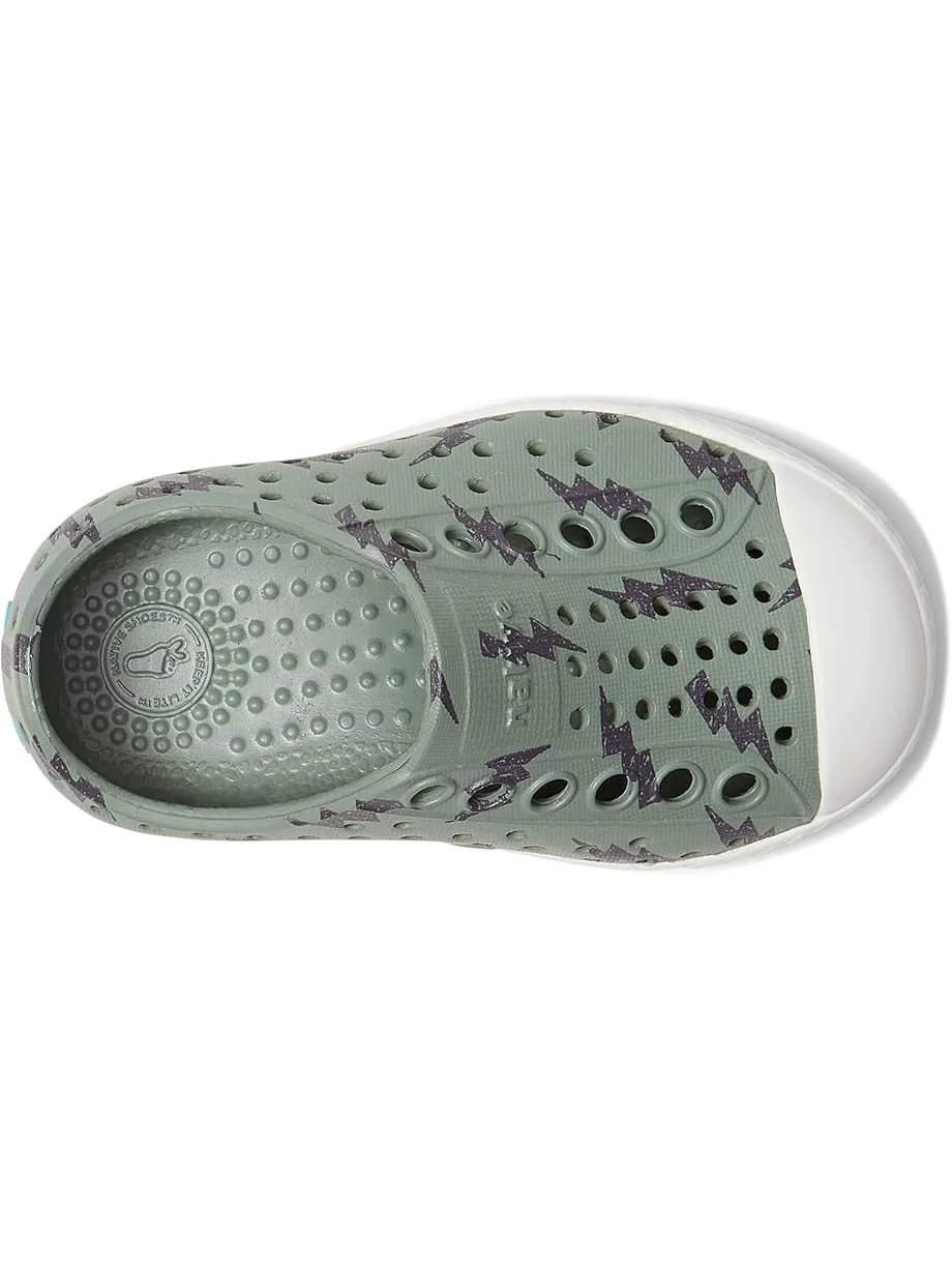 Детские кроссовки Native Shoes Jefferson Print (Toddler) Native Shoes Kids — изображение 2 из 6, зеленый/белый