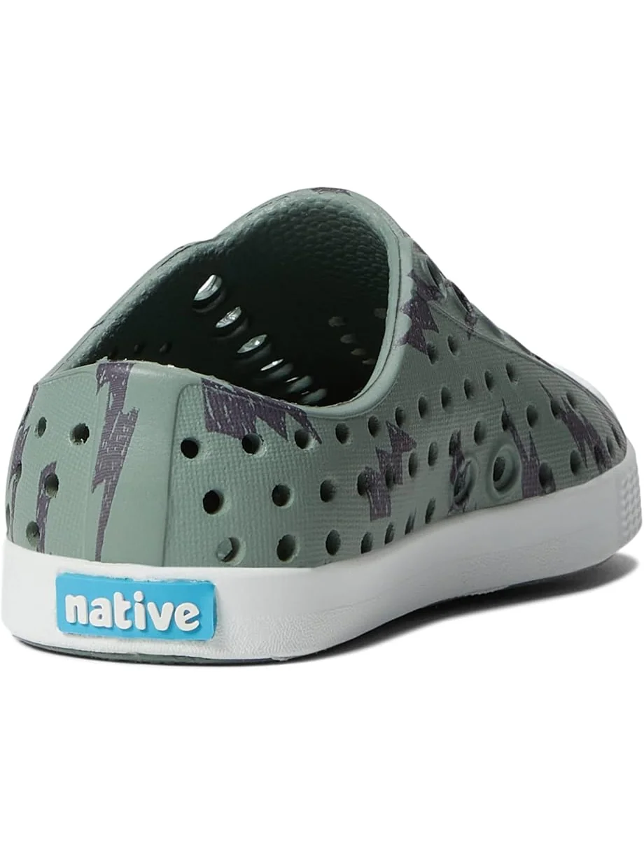 Детские кроссовки Native Shoes Jefferson Print (Toddler) Native Shoes Kids — изображение 5 из 6, зеленый/белый