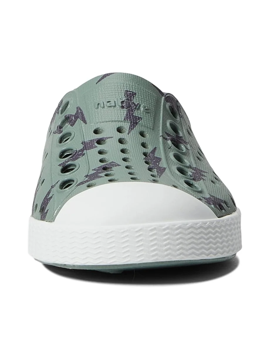 Детские кроссовки Native Shoes Jefferson Print (Toddler) Native Shoes Kids — изображение 6 из 6, зеленый/белый