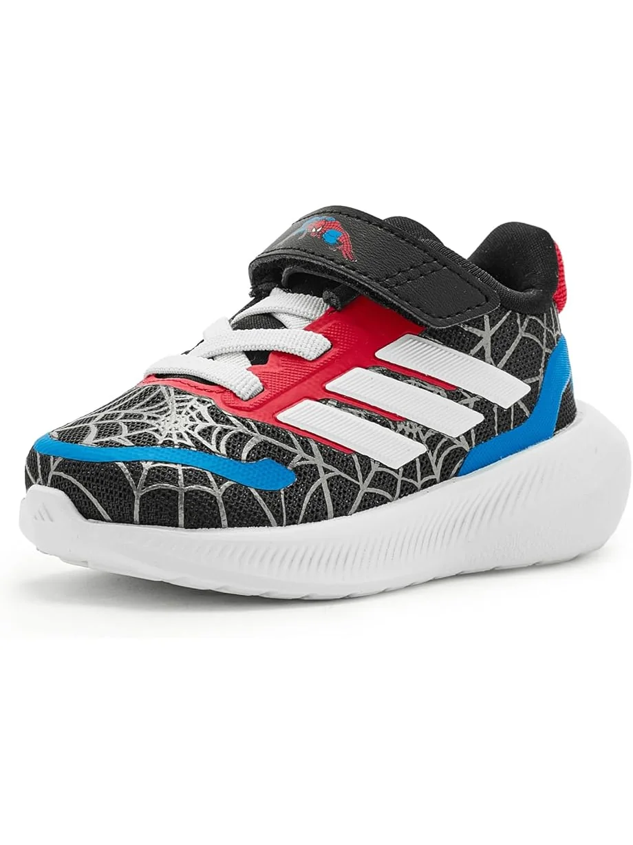 Детские кроссовки Adidas Kids Marvel Spider-Man Run Falcon (toddler) — изображение 1 из 7, черный/белый