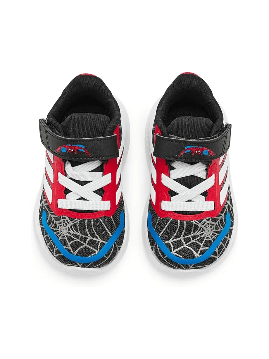 Детские кроссовки Adidas Kids Marvel Spider-Man Run Falcon (toddler) — изображение 2 из 7, черный/белый