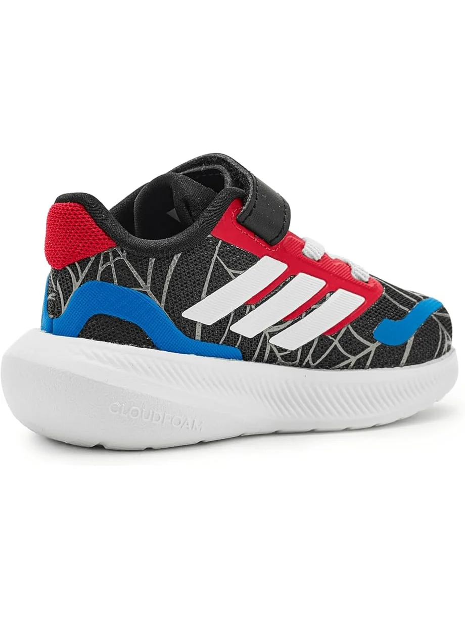 Детские кроссовки Adidas Kids Marvel Spider-Man Run Falcon (toddler) — изображение 3 из 7, черный/белый