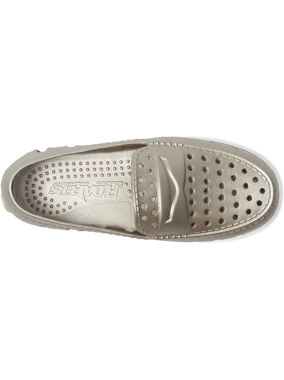 Детские лоферы Floafers Prodigy Driver Metallic (Big Kid) Floafers Kids — изображение 2 из 7