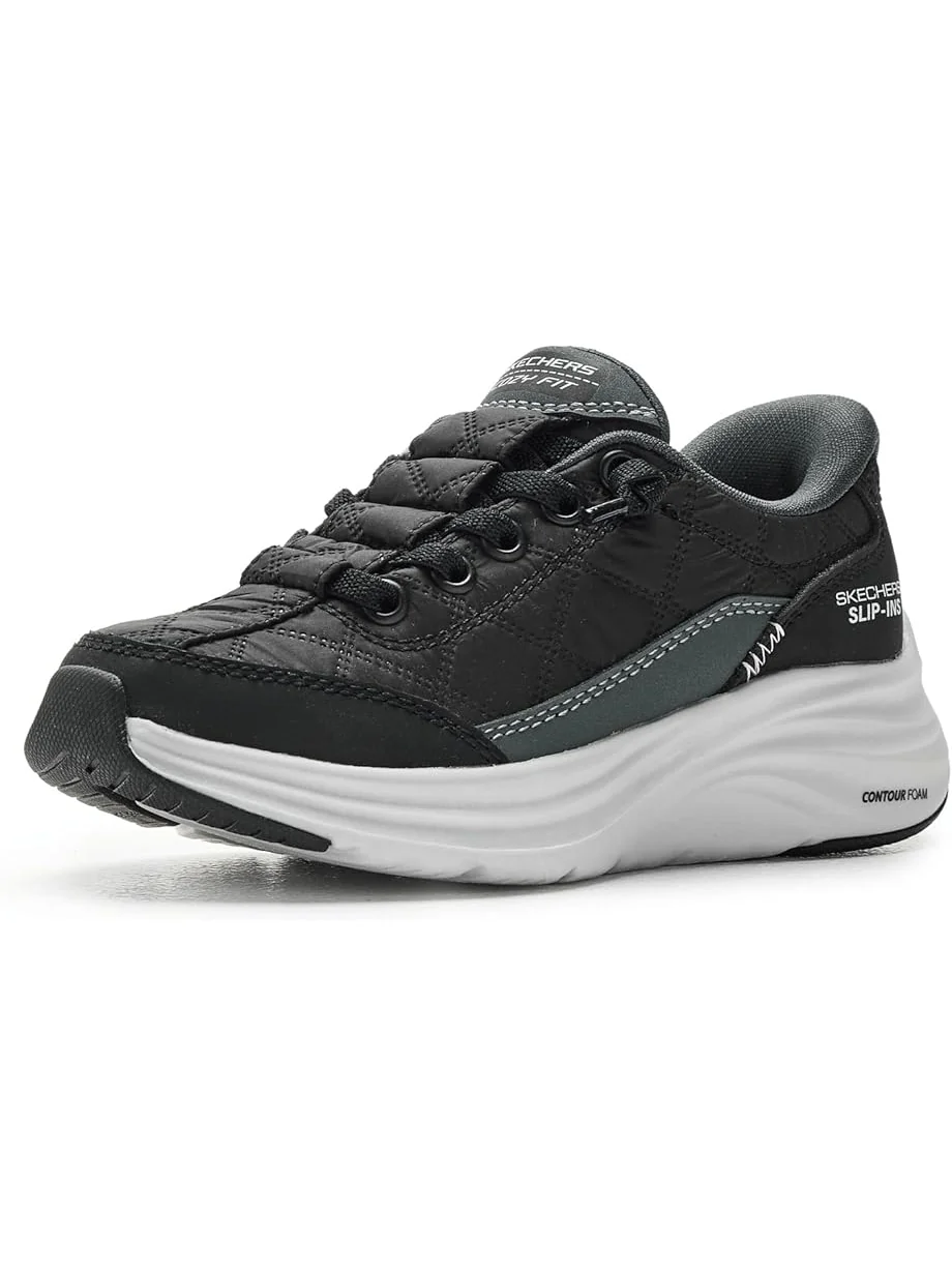 Детские кроссовки SKECHERS KIDS Hands Free Slip-Ins-Contour Foam - Cozy Fit 403892L (Little Kid/Big Kid) — изображение 1 из 7
