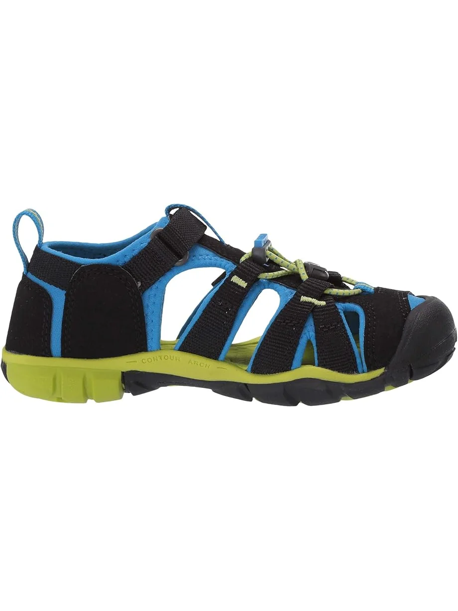 Детские сандалии Keen Seacamp II CNX (Toddler/Little Kid/Big Kid) KEEN Kids — изображение 6 из 7, черный/синий