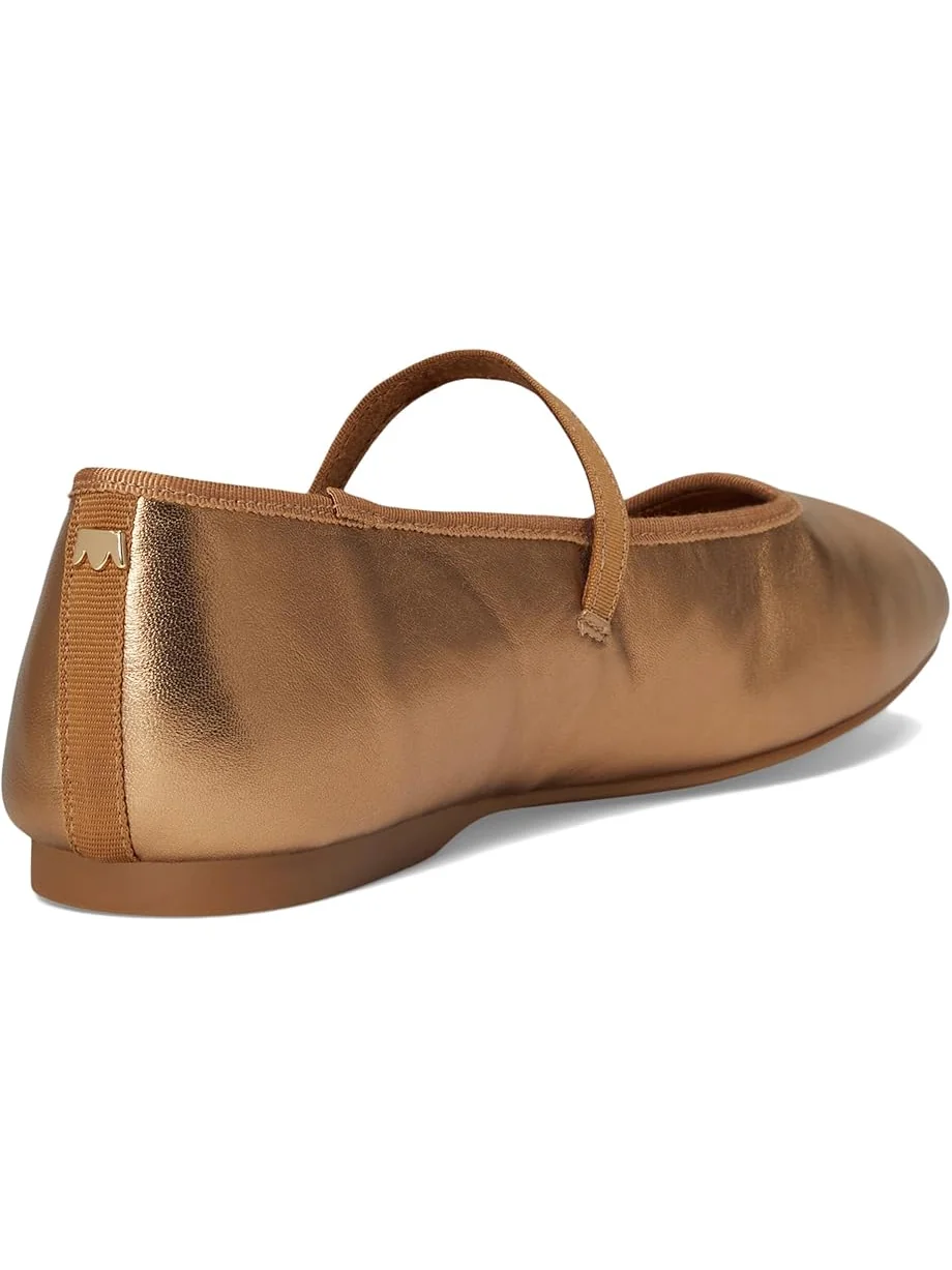 Женские балетки Birdies Hummingbird Mary Jane Leather — изображение 5 из 7, винтажный золотистый