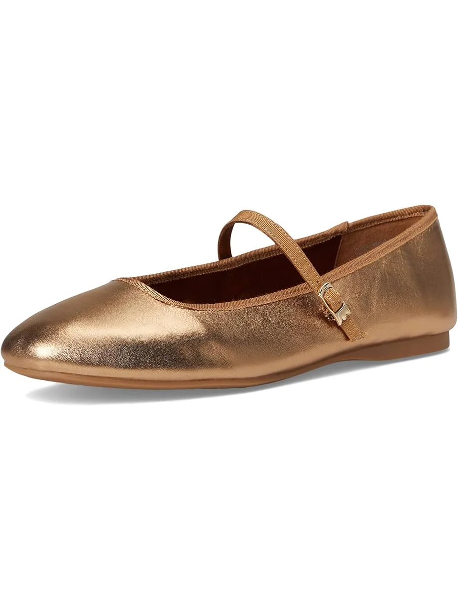 Женские балетки Birdies Hummingbird Mary Jane Leather — изображение 7 из 7, винтажный золотистый