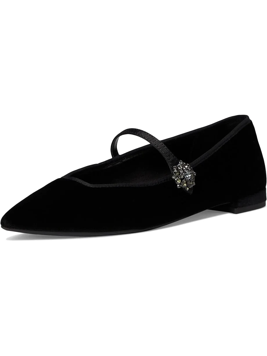 Женские балетки Birdies Goldfinch 15 Mary Jane Velvet — изображение 7 из 7, черный