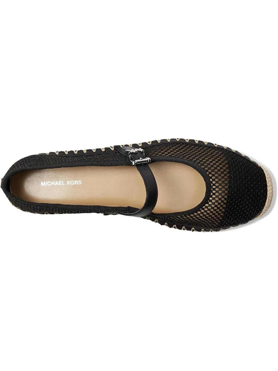 Женские балетки MICHAEL Michael Kors Lynn Ballet Espadrille — изображение 2 из 7, черный