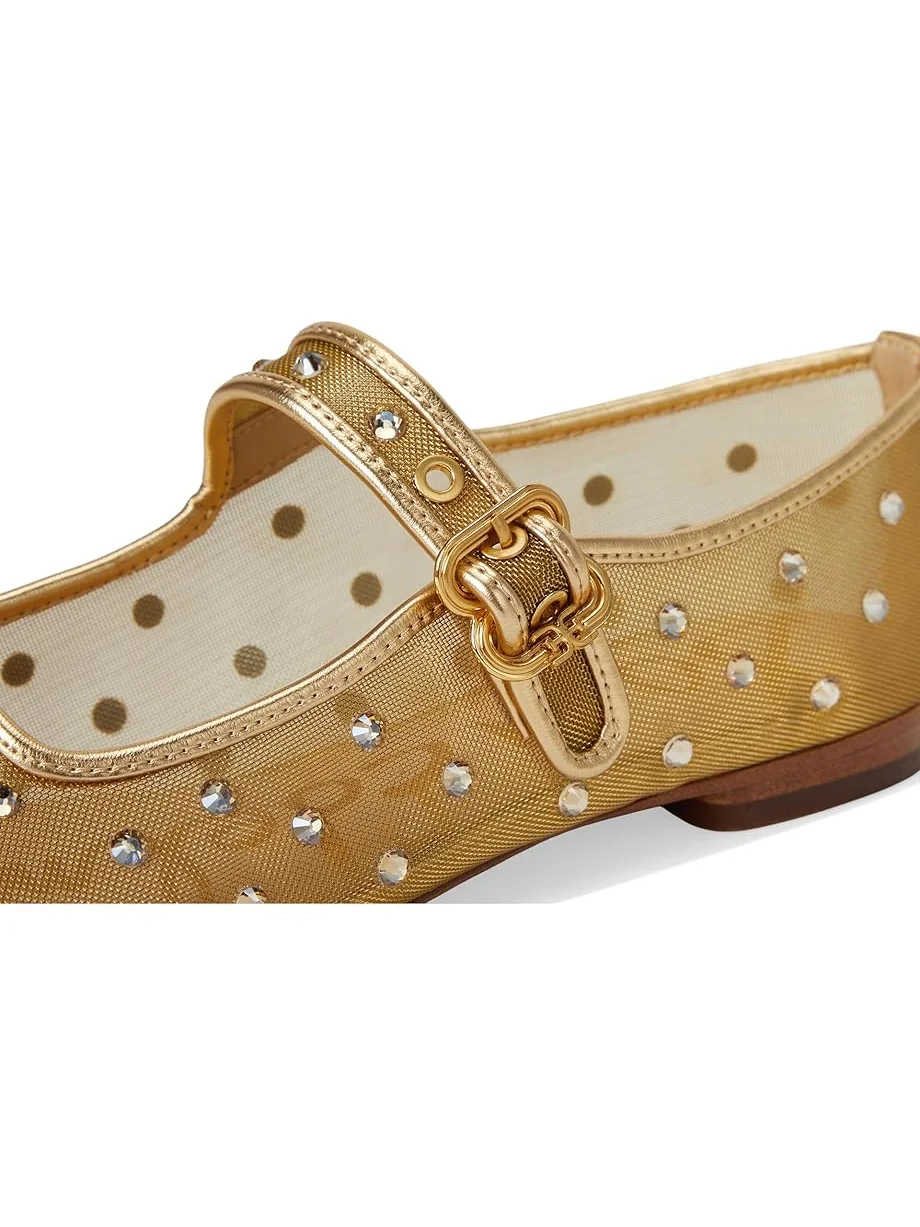 Женские балетки Sam Edelman Michaela Shine — изображение 6 из 7, золотистый