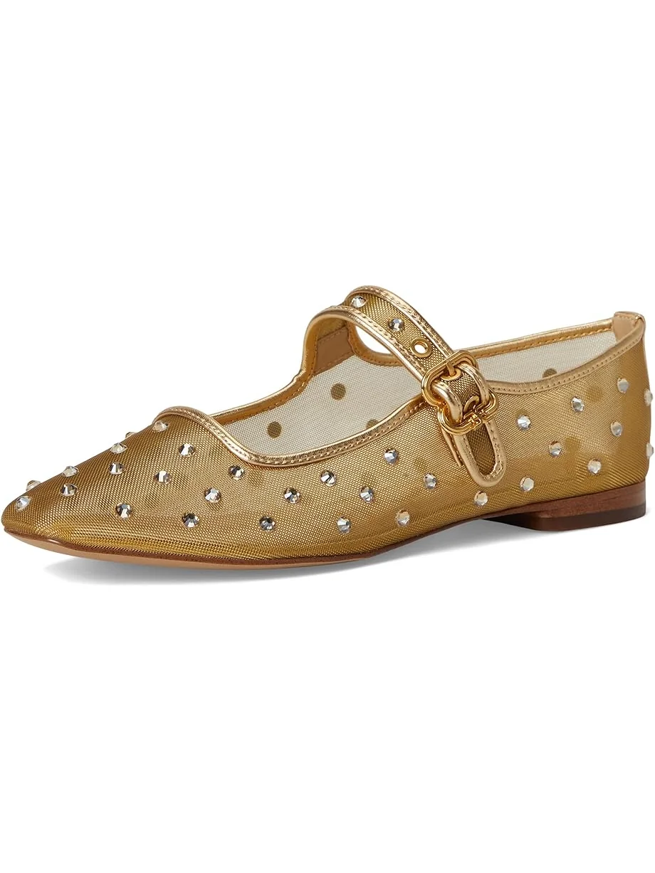 Женские балетки Sam Edelman Michaela Shine — изображение 7 из 7, золотистый