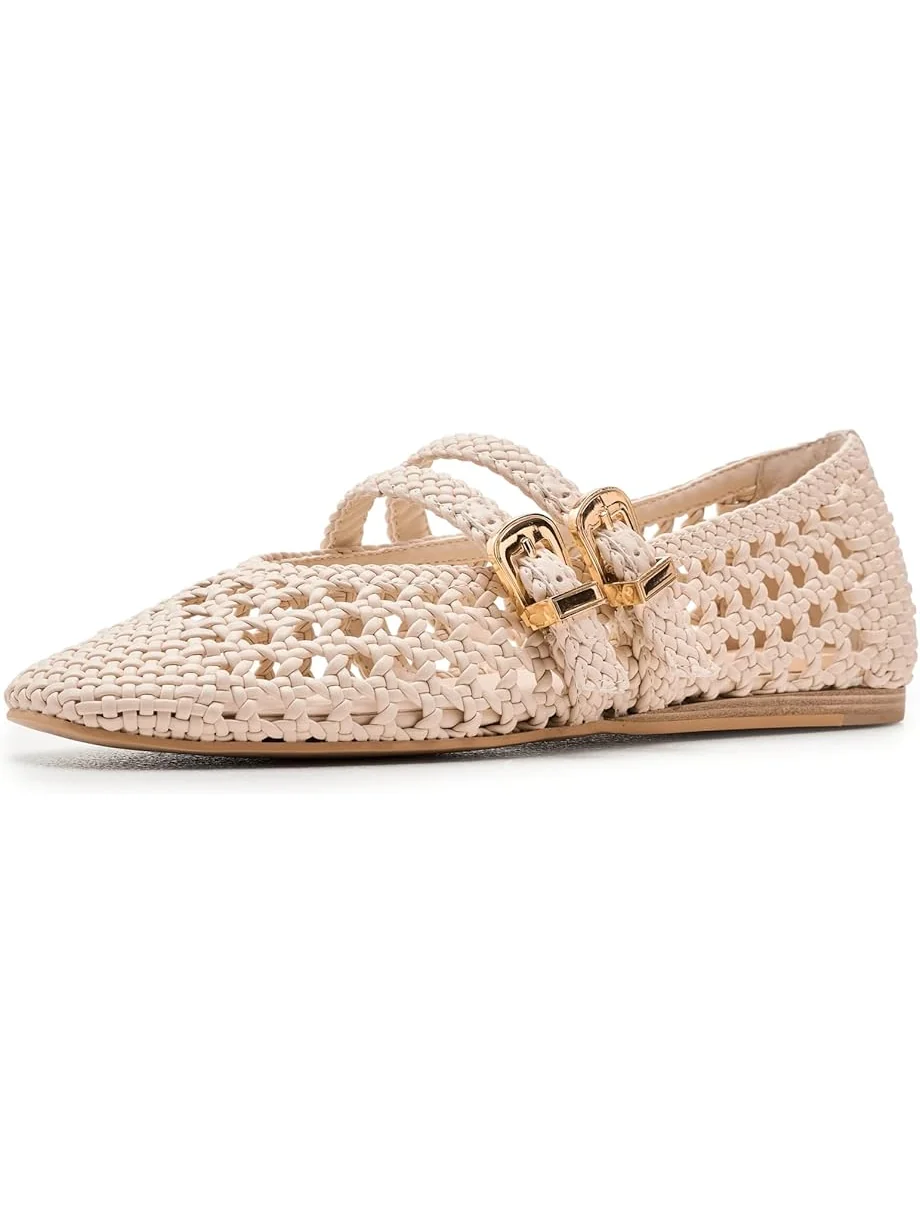 Женские балетки Dolce Vita Baylee Woven — изображение 1 из 7, крем