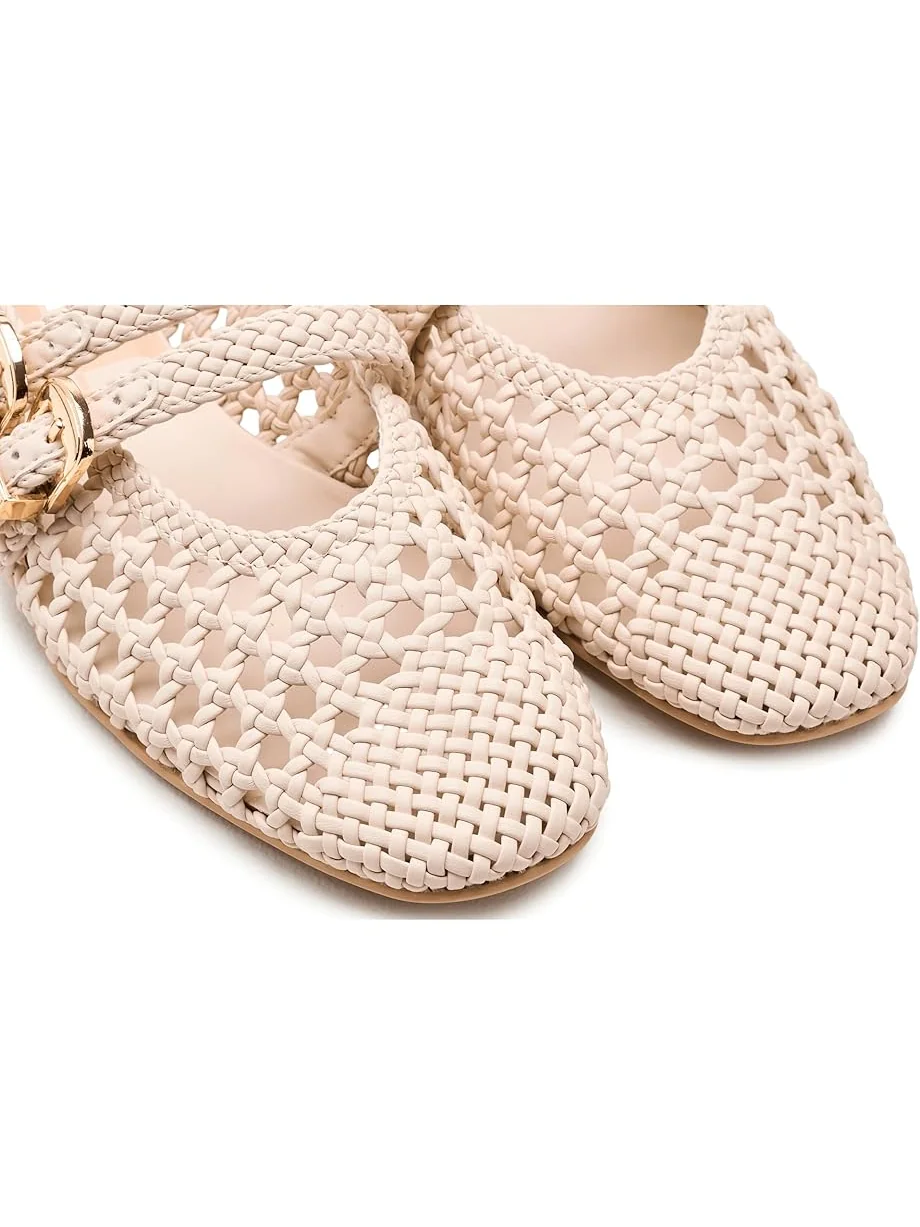 Женские балетки Dolce Vita Baylee Woven — изображение 6 из 7, крем