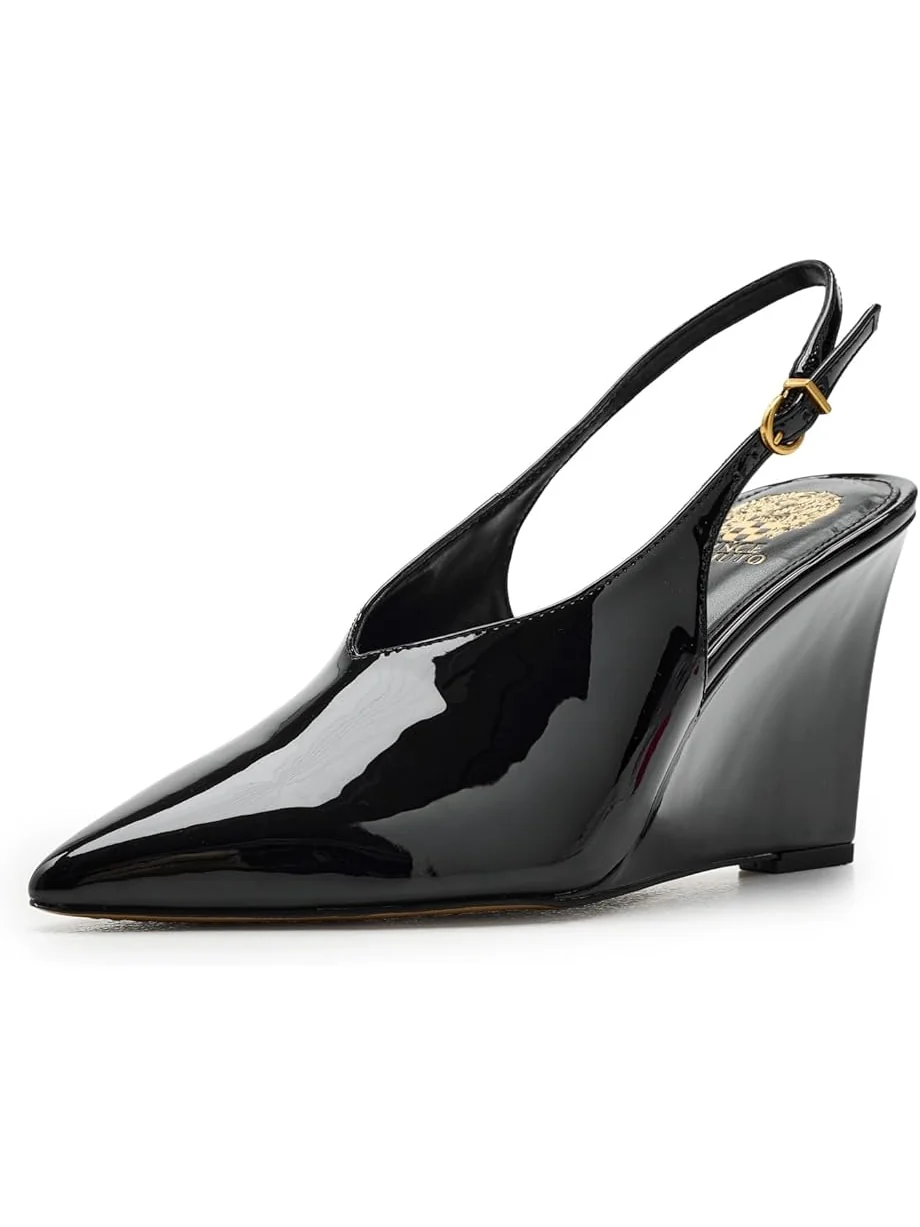 Женские босоножки-танкетки Vince Camuto Meristi Slingback Closed Toe
