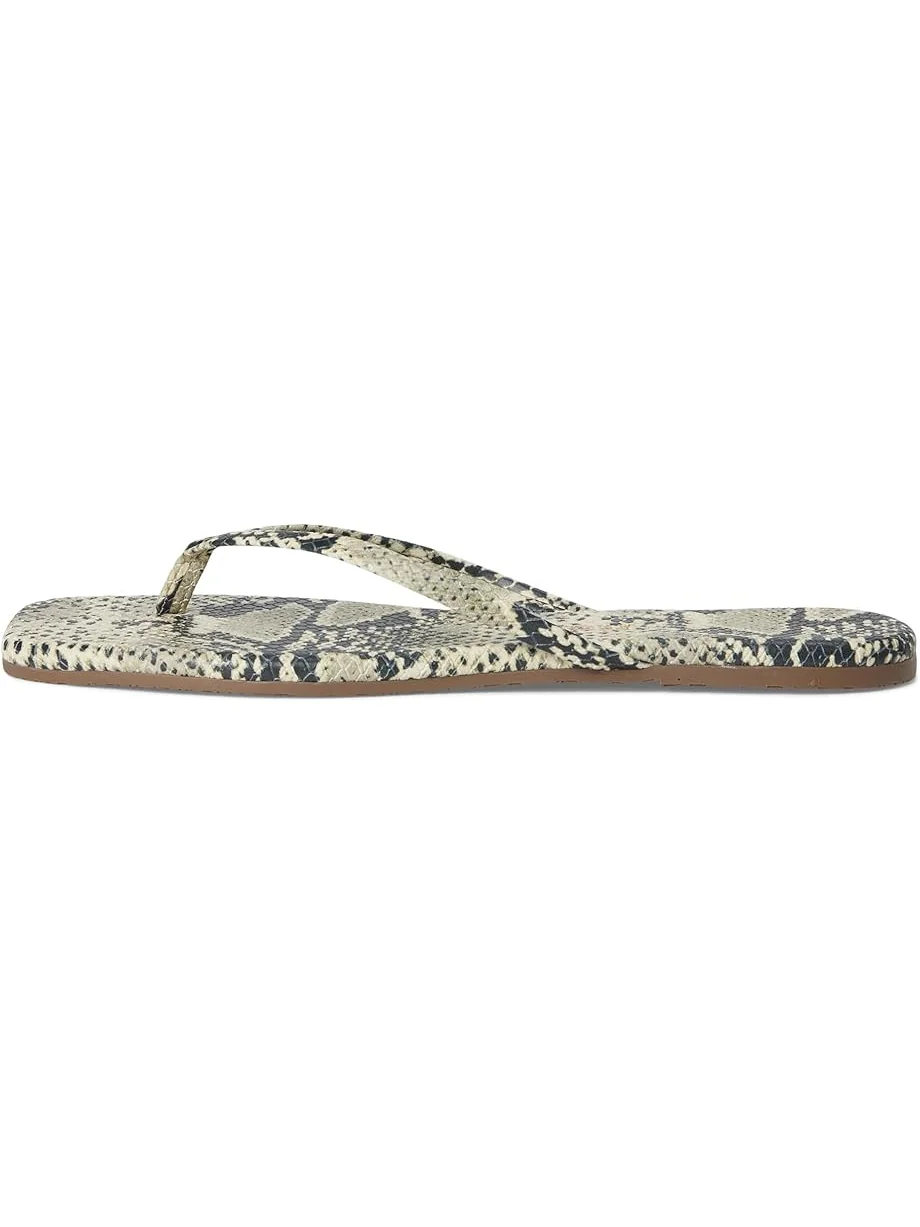 Женские сандалии TKEES Square Toe Exotics — изображение 4 из 7, песок