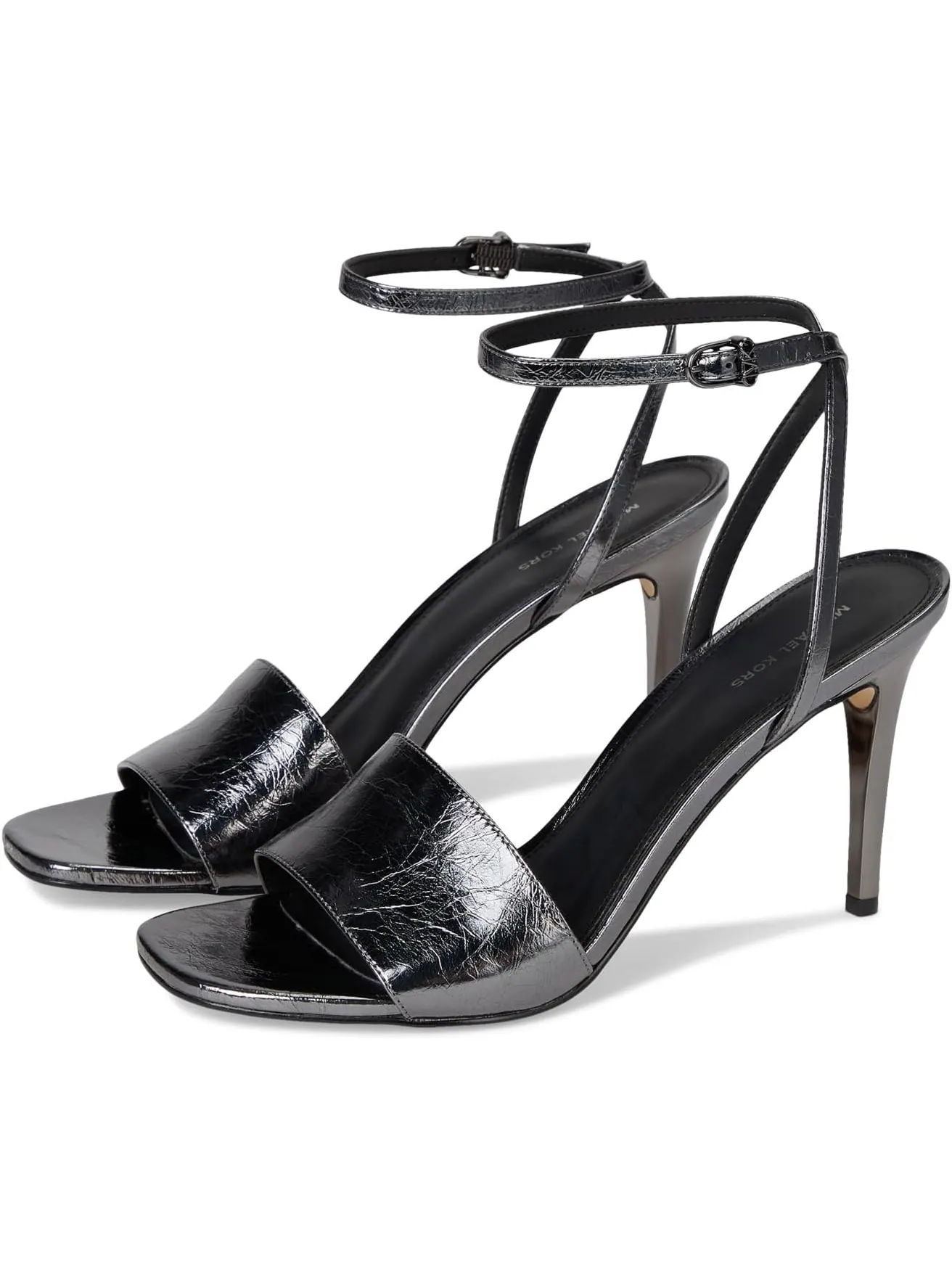 Туфли MICHAEL Michael Kors Women's Elyse Heeled Sandals — изображение 1 из 7, серый