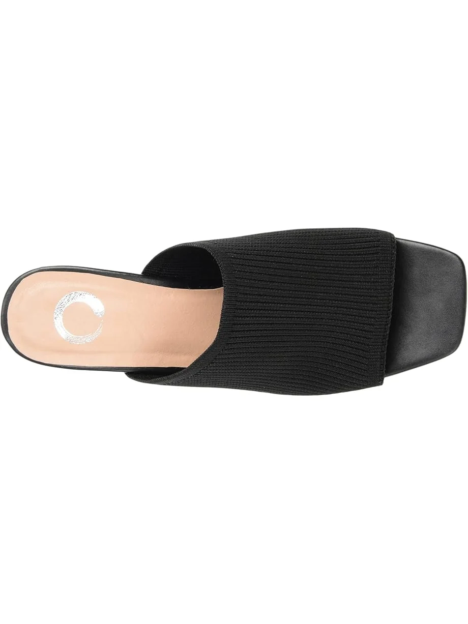 Женские босоножки на каблуке Journee Collection Lorenna Mule — изображение 2 из 7, черный