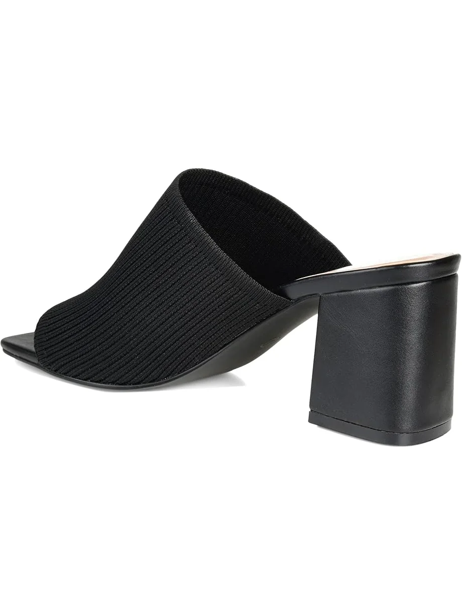 Женские босоножки на каблуке Journee Collection Lorenna Mule — изображение 5 из 7, черный