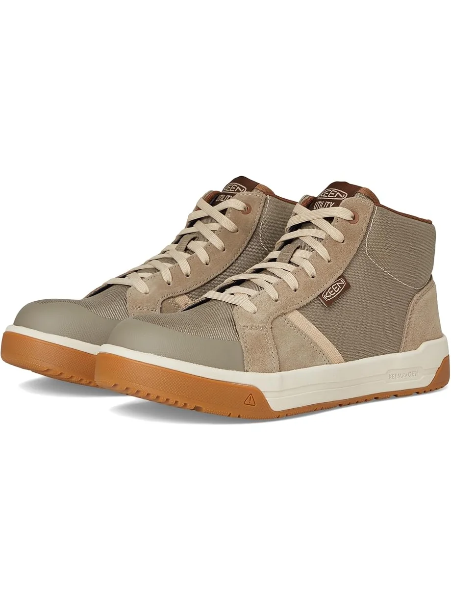 Мужские кроссовки KEEN Utility Kenton Mid (Comp Toe), Brindle/Gum