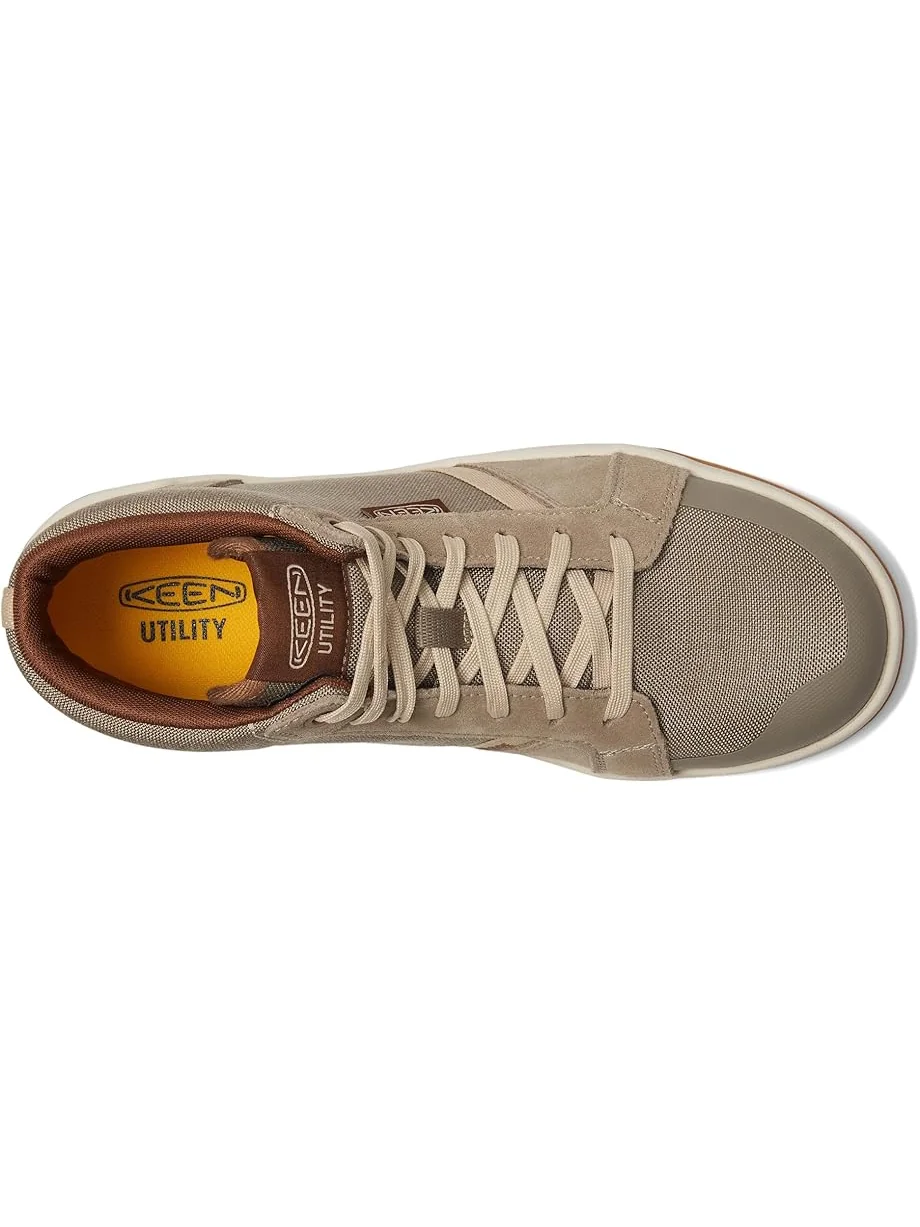 Мужские кроссовки KEEN Utility Kenton Mid (Comp Toe), Brindle/Gum — изображение 2 из 7, блюгранд