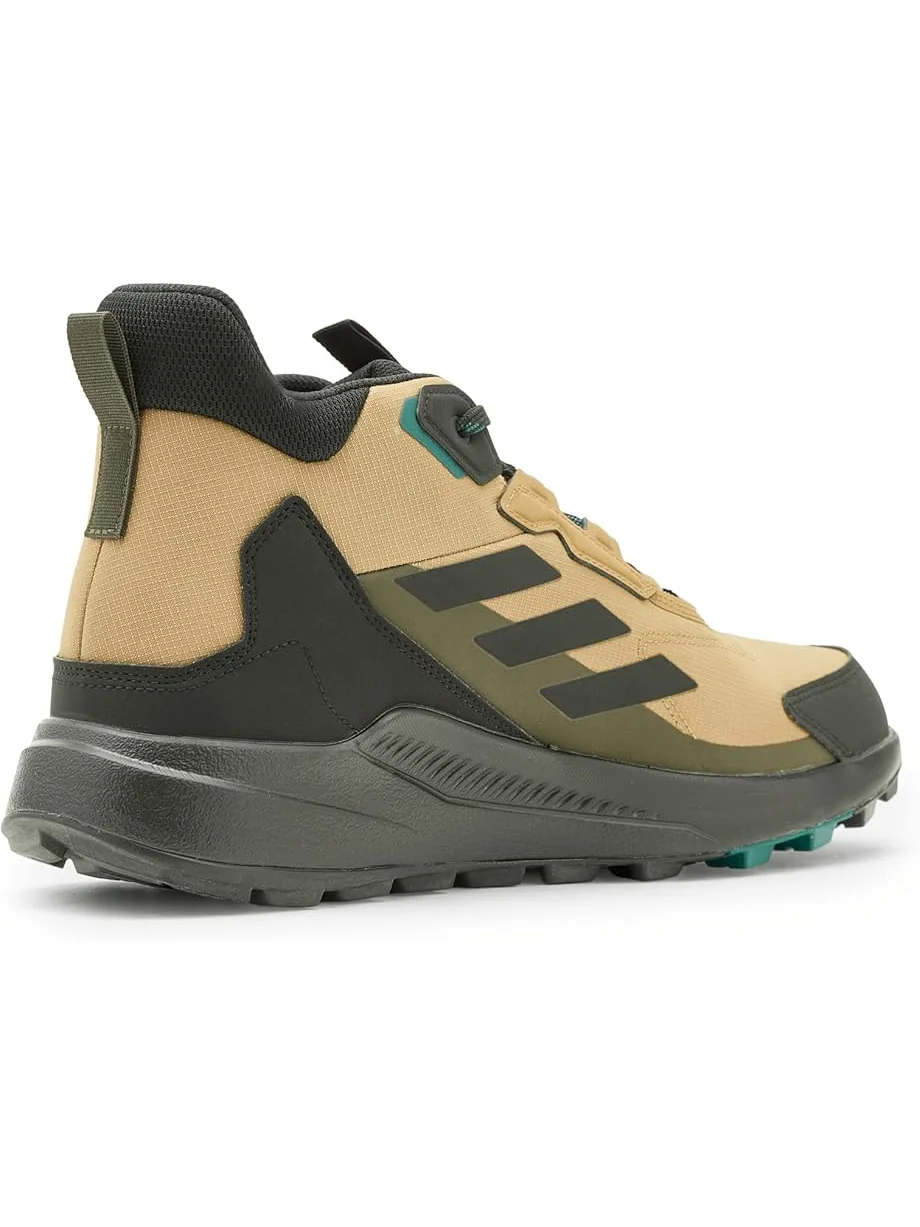 Мужские треккинговые ботинки Adidas Outdoor Terrex Anyländer Mid Top Rain.Rdy — изображение 3 из 7, черный/оливковый