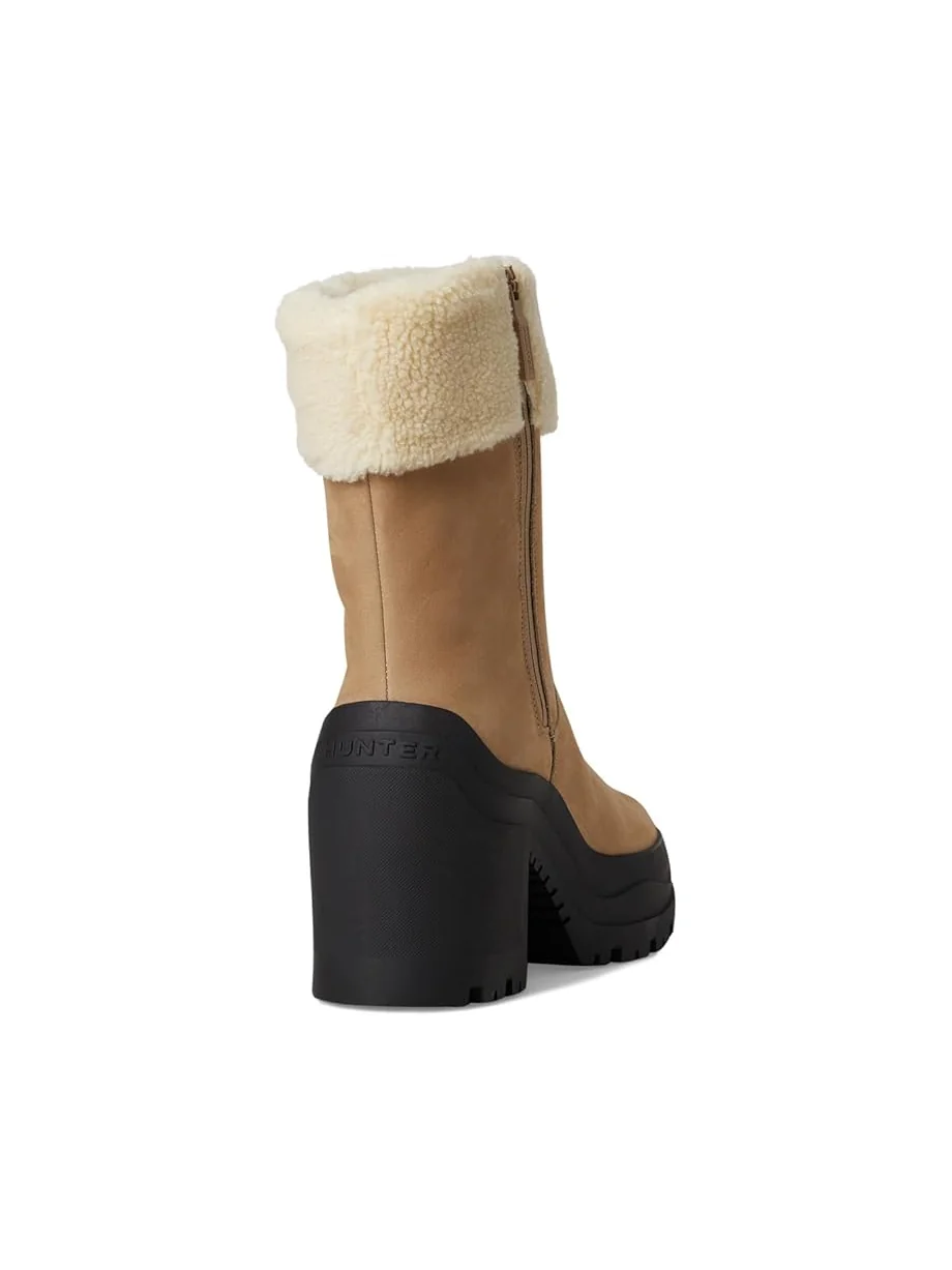 Женские ботинки Hunter Marisol, Medium Natural Nubuck — изображение 5 из 7, прозрачный