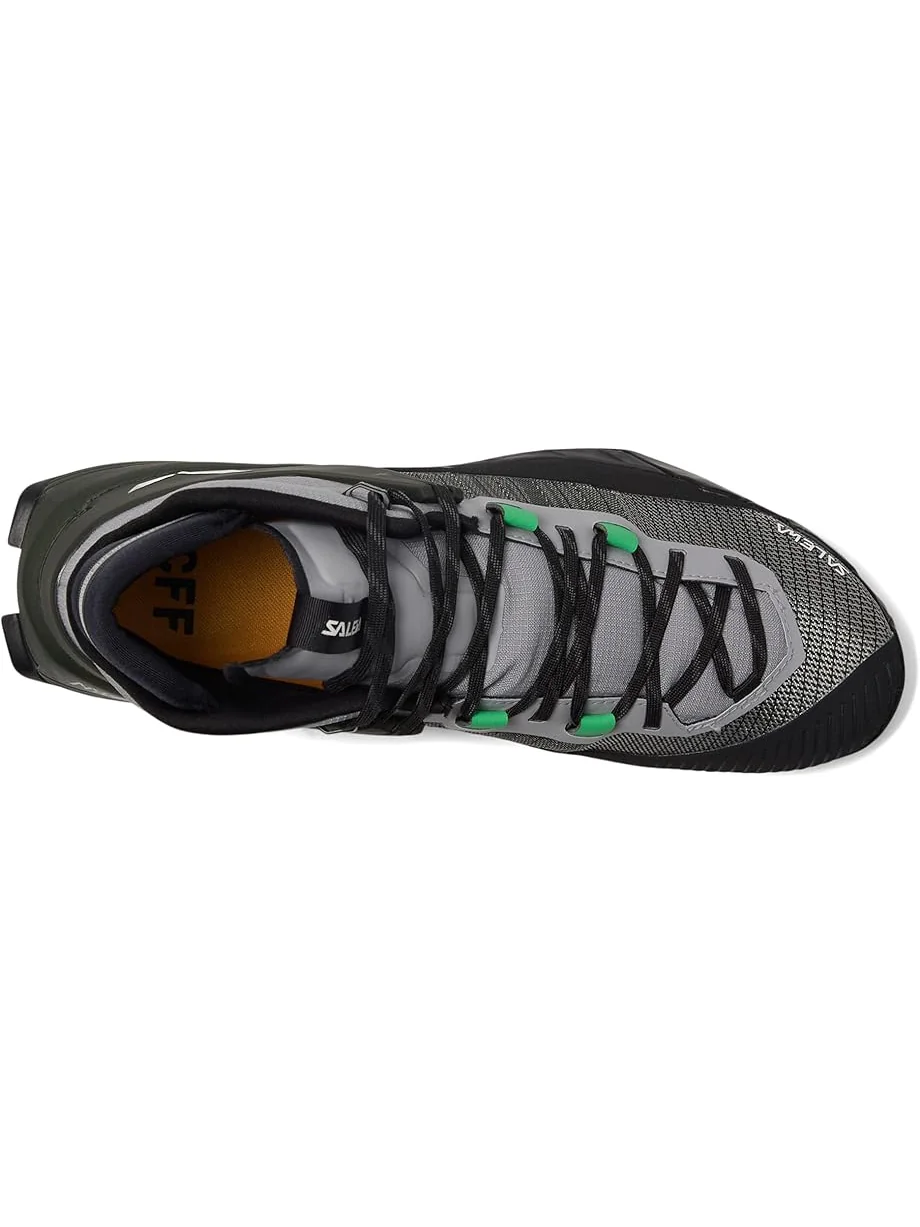 Мужские треккинговые ботинки SALEWA Wildfire Nxt Mid Gtx — изображение 2 из 7, темный оливковый
