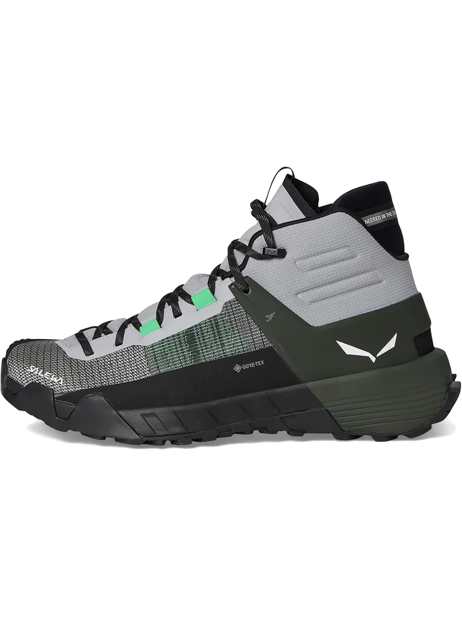 Мужские треккинговые ботинки SALEWA Wildfire Nxt Mid Gtx — изображение 4 из 7, темный оливковый