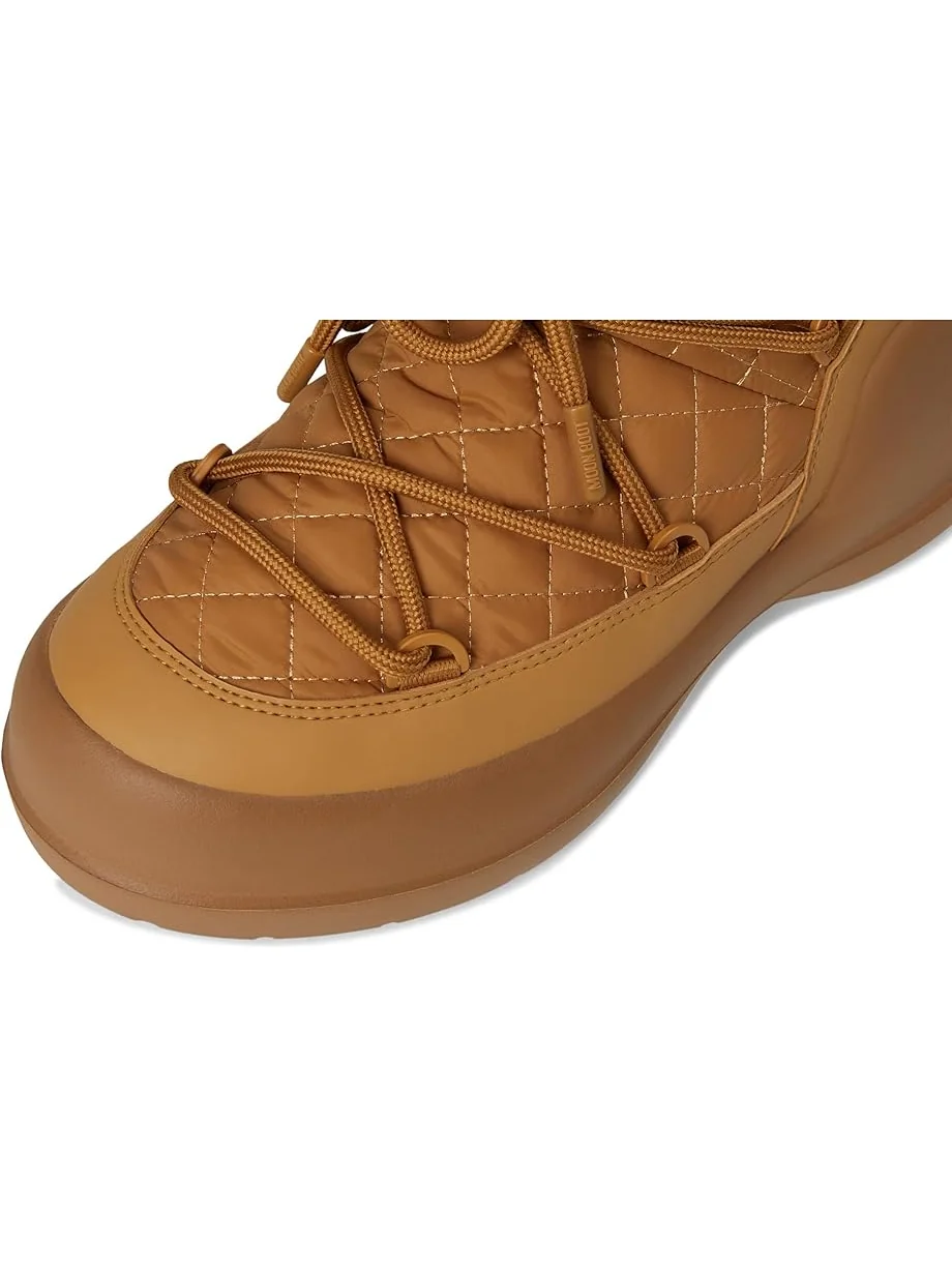 Женские ботинки MOON BOOT Mezzaluna Quilted Mid WP — изображение 2 из 7, коричневый