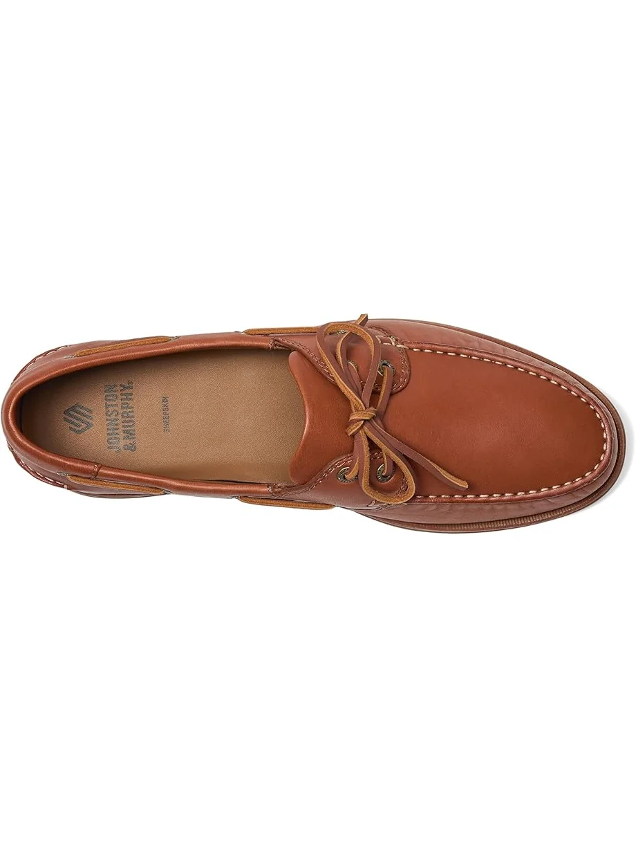 Мужские ботинки лодочники Johnston & Murphy Monaco 2-Eye — изображение 2 из 7, бежевый