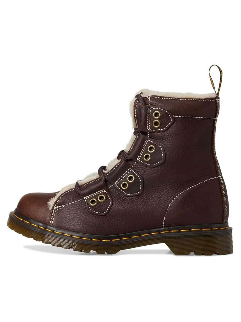 Женские ботинки Dr. Martens 1460 LTT FL — изображение 4 из 7, коричневый