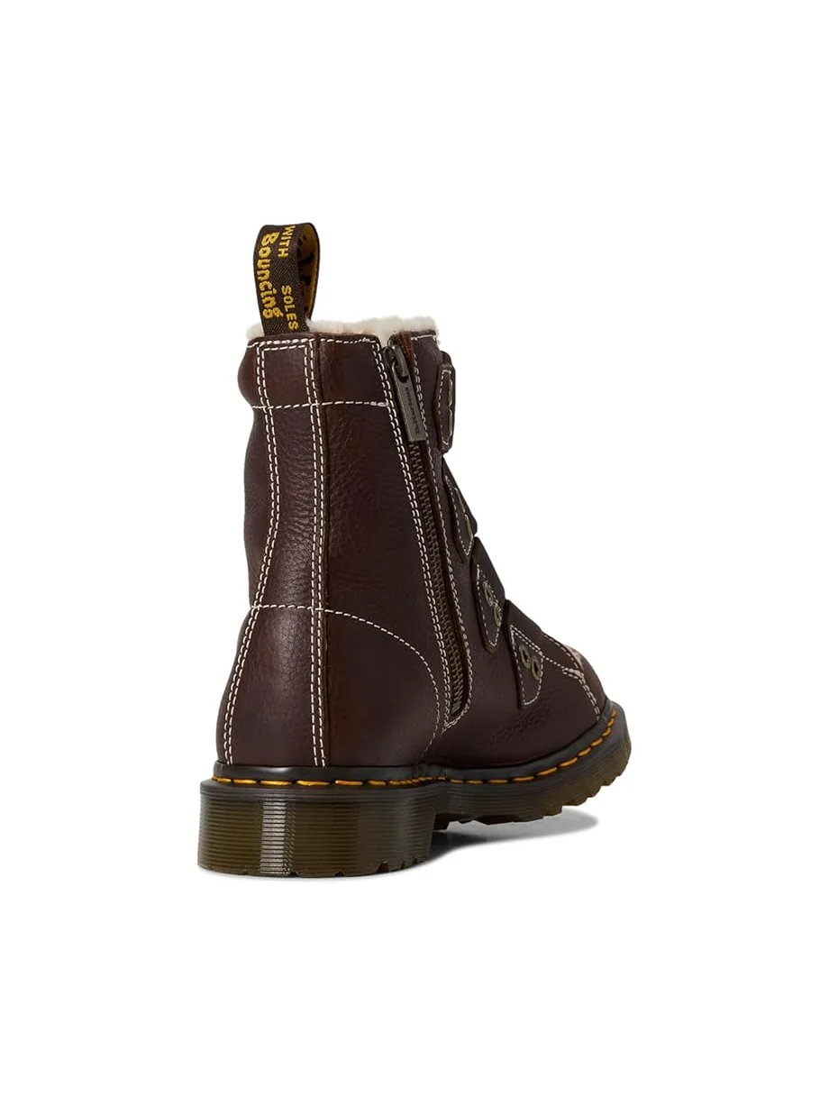 Женские ботинки Dr. Martens 1460 LTT FL — изображение 5 из 7, коричневый