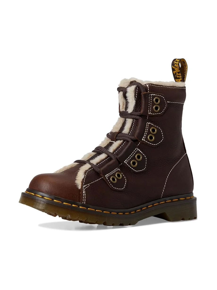 Женские ботинки Dr. Martens 1460 LTT FL — изображение 7 из 7, коричневый
