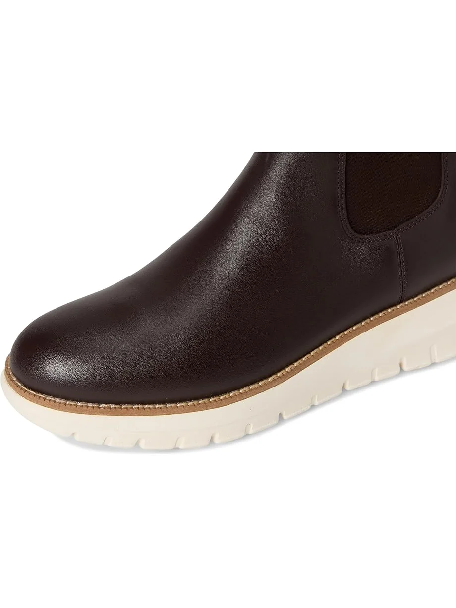 Женские водонепроницаемые ботинки Cole Haan Zerogrand Rexanna Chelsea — изображение 2 из 7, темный/слоновая кость