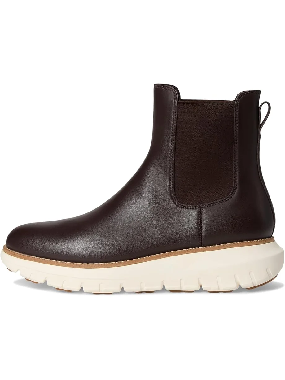 Женские водонепроницаемые ботинки Cole Haan Zerogrand Rexanna Chelsea — изображение 4 из 7, темный/слоновая кость