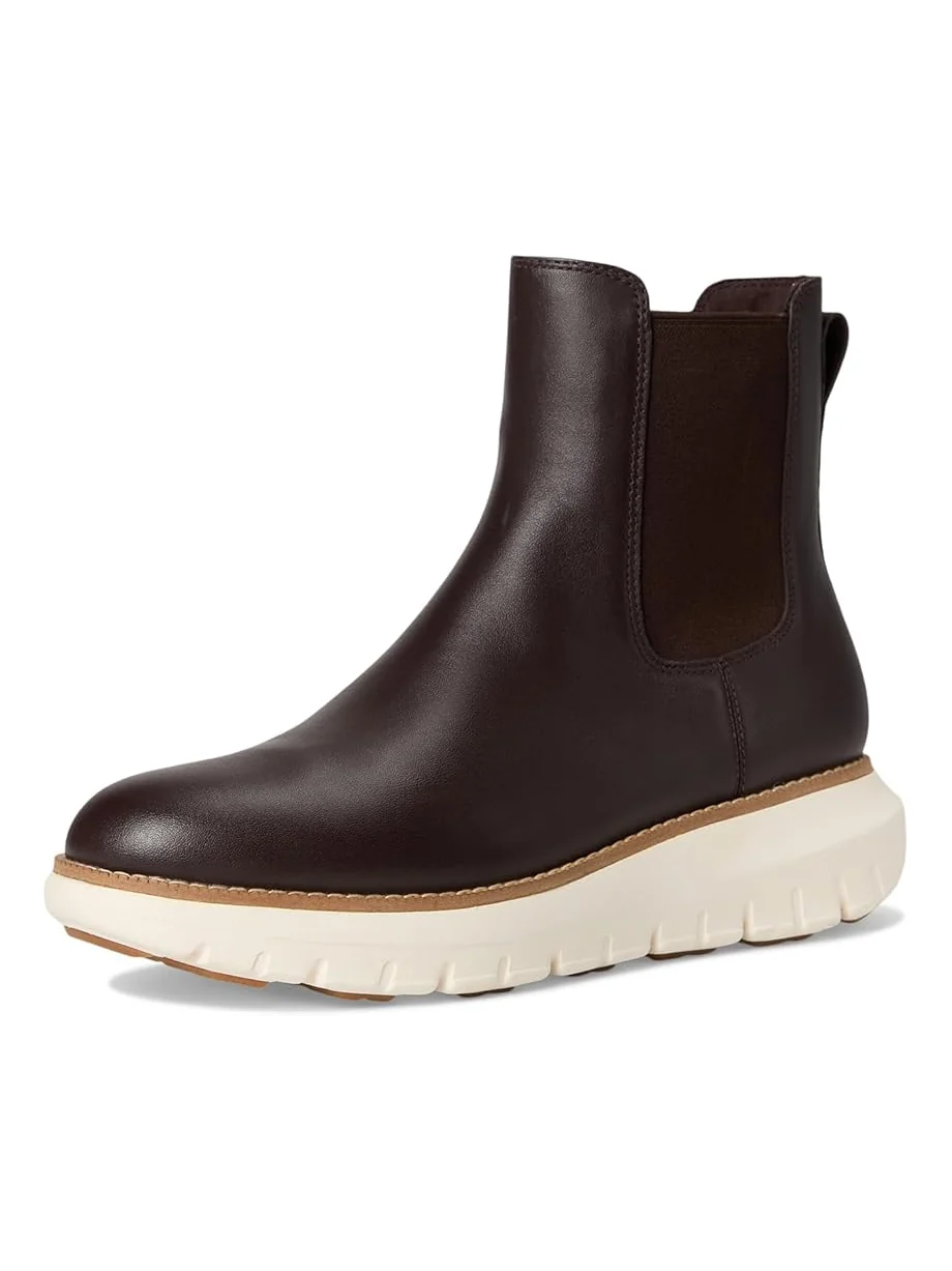 Женские водонепроницаемые ботинки Cole Haan Zerogrand Rexanna Chelsea — изображение 7 из 7, темный/слоновая кость