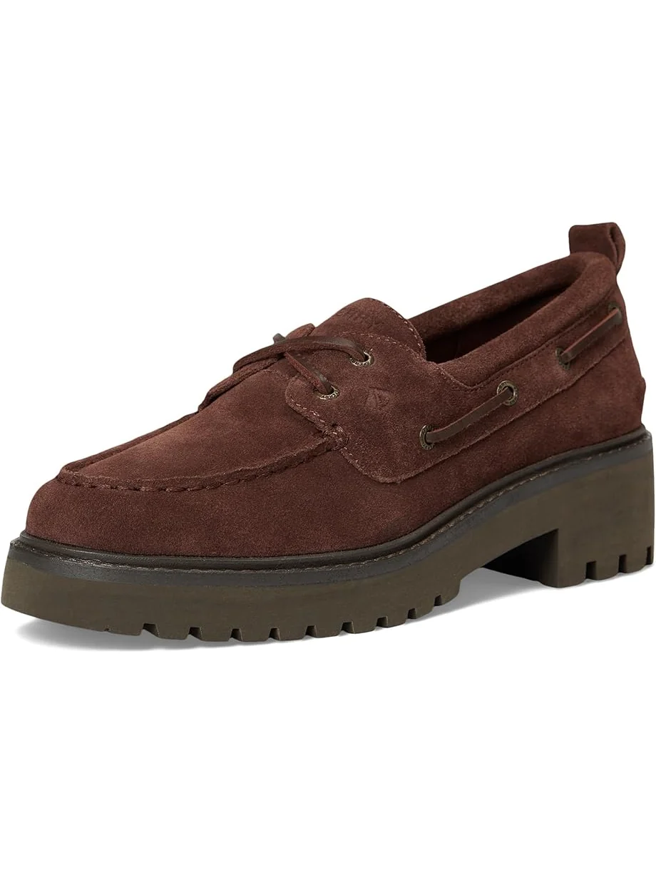 Женские лодочные ботинки Sperry Ao 2 Eye Lug — изображение 7 из 7, коричневый