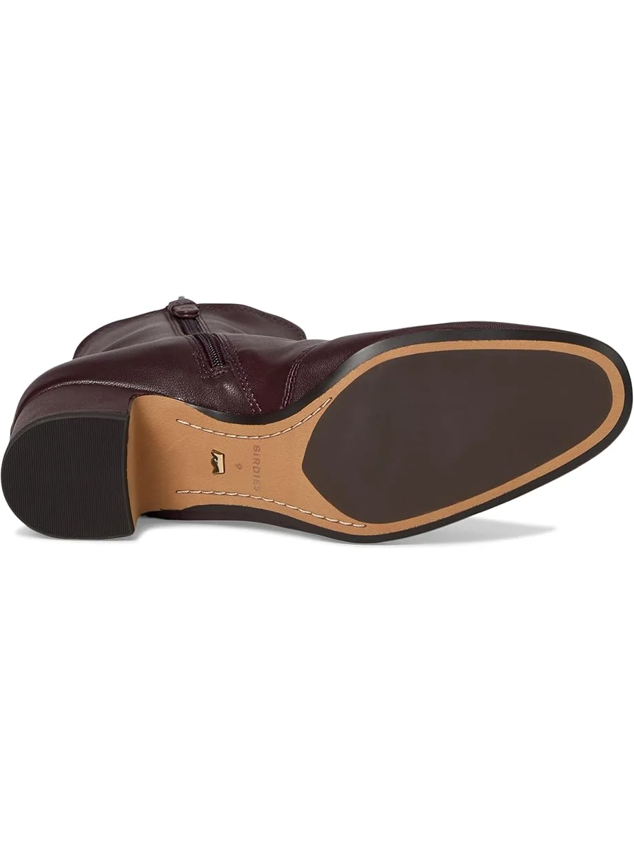 Женские ботинки Birdies Starling 50 Bootie Leather — изображение 3 из 7, бордовый